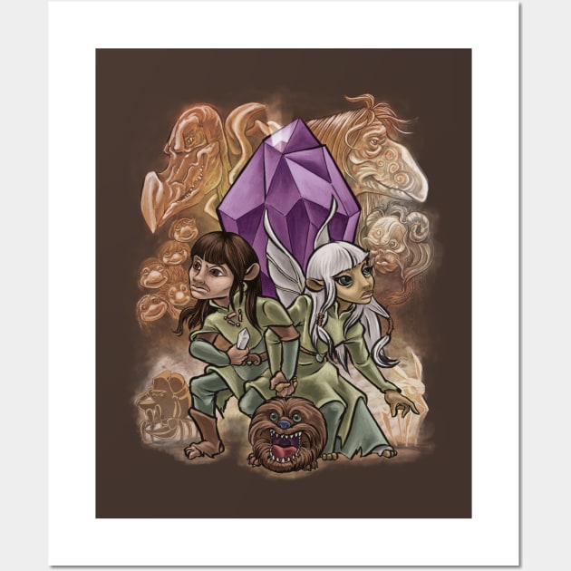 dark crystal Wall Art by majanation